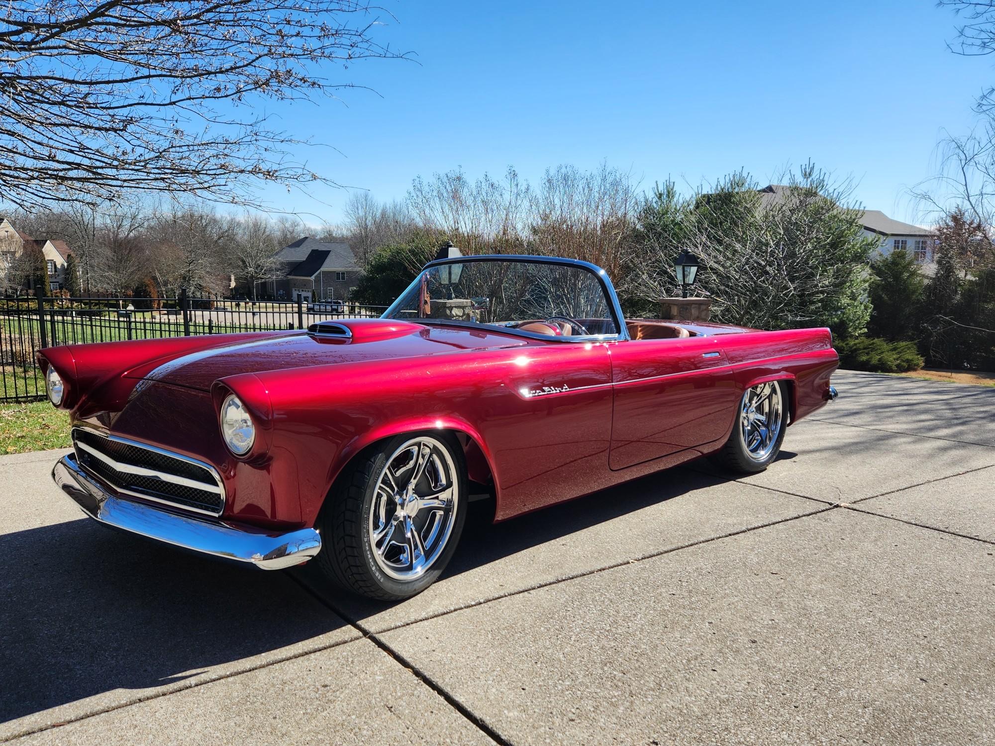 red convertible 1967 T-Bird